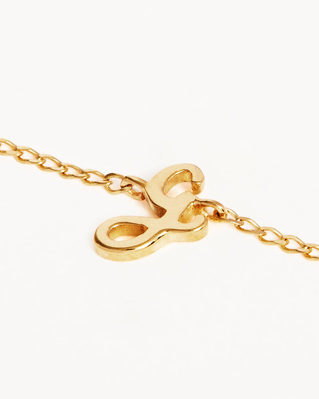 14k Solid Gold Love Letter Bracelet