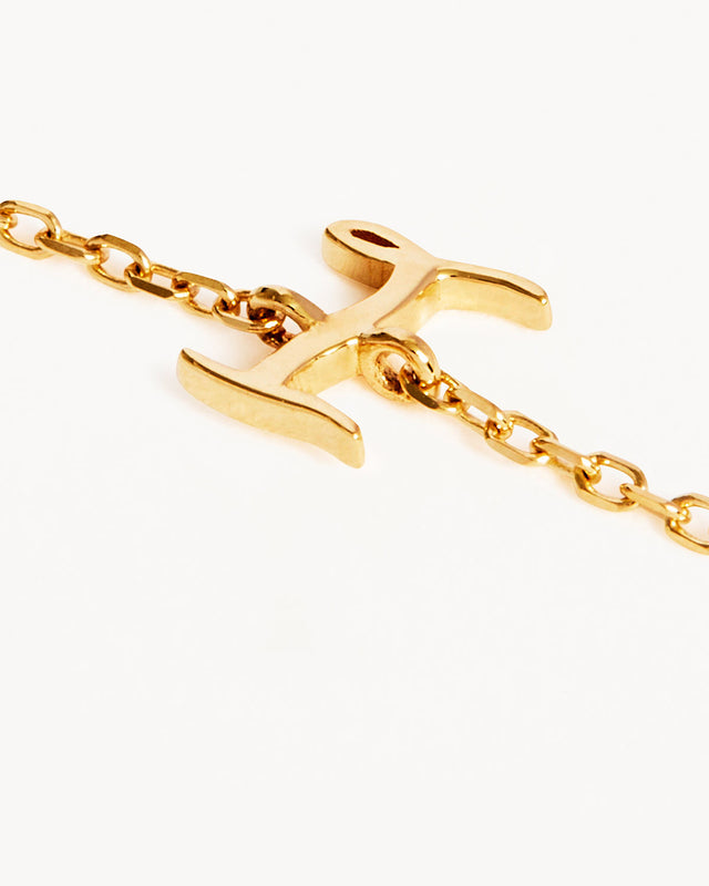 14k Solid Gold Love Letter Bracelet