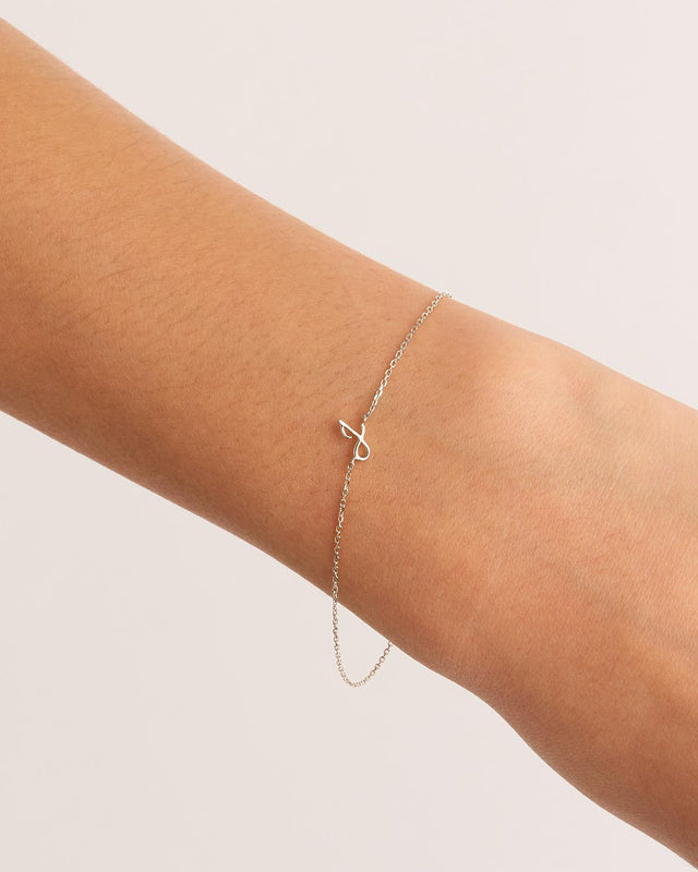 Sterling Silver Love Letter Bracelet