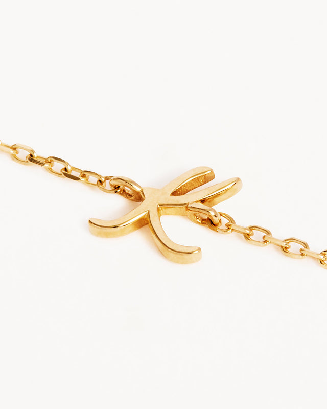 14k Solid Gold Love Letter Bracelet