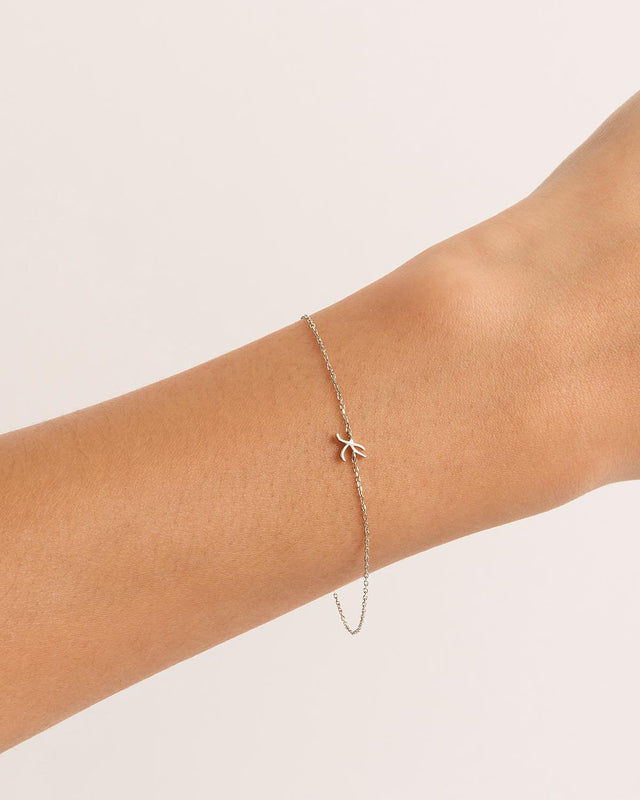 Sterling Silver Love Letter Bracelet