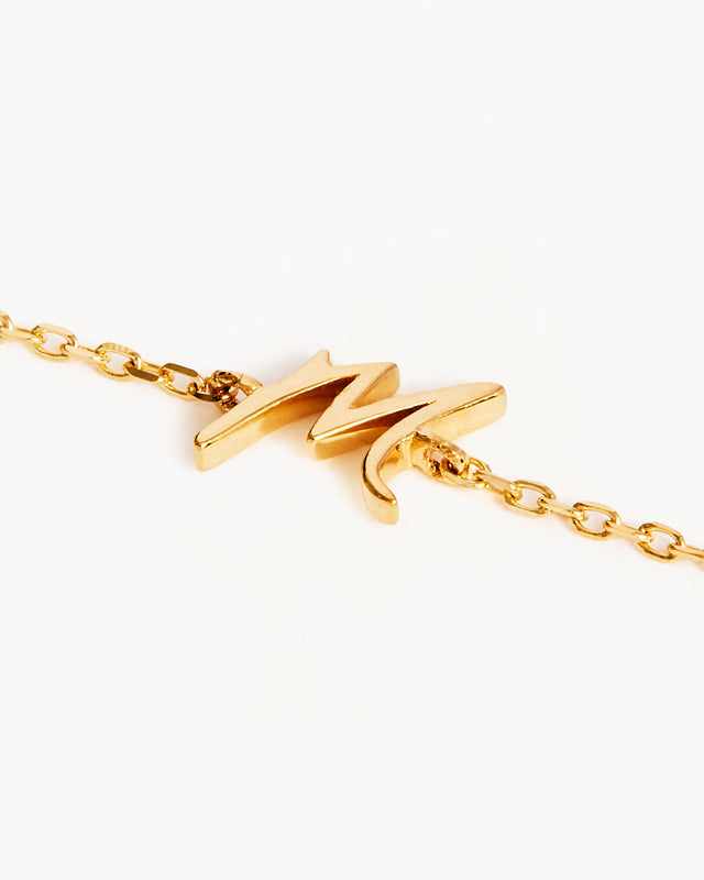 14k Solid Gold Love Letter Bracelet