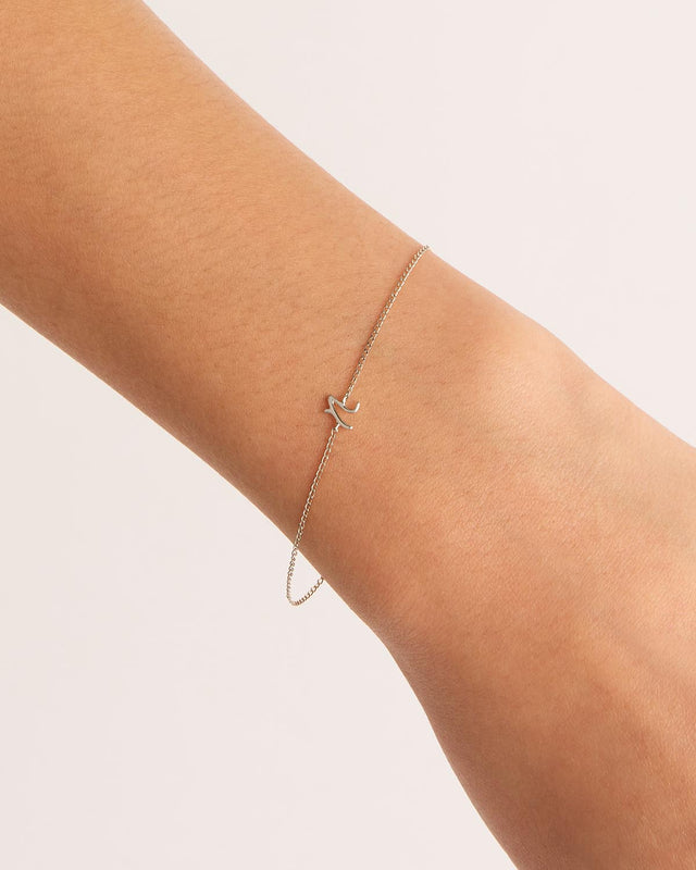 Sterling Silver Love Letter Bracelet