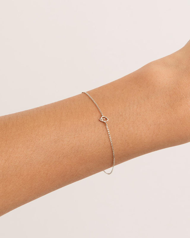 Sterling Silver Love Letter Bracelet