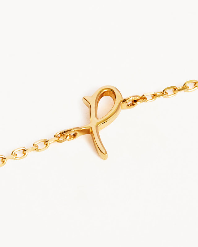 14k Solid Gold Love Letter Bracelet