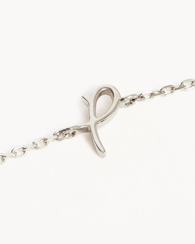 Sterling Silver Love Letter Bracelet