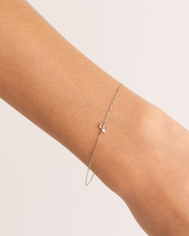 Sterling Silver Love Letter Bracelet