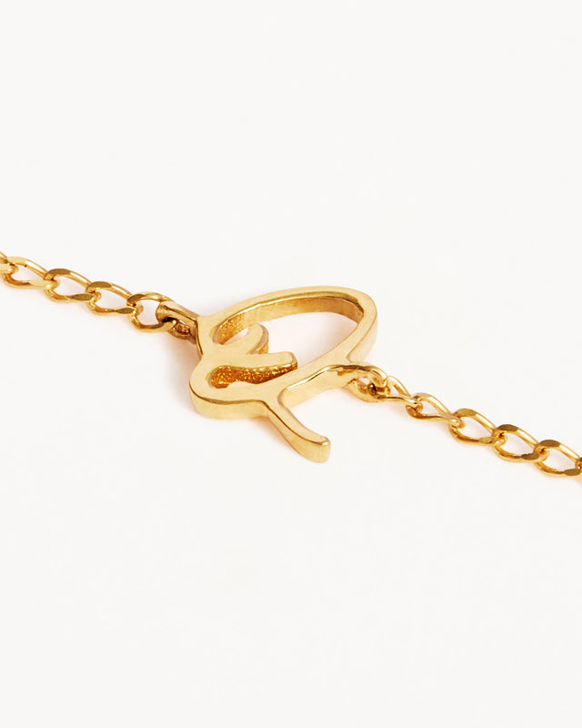 14k Solid Gold Love Letter Bracelet