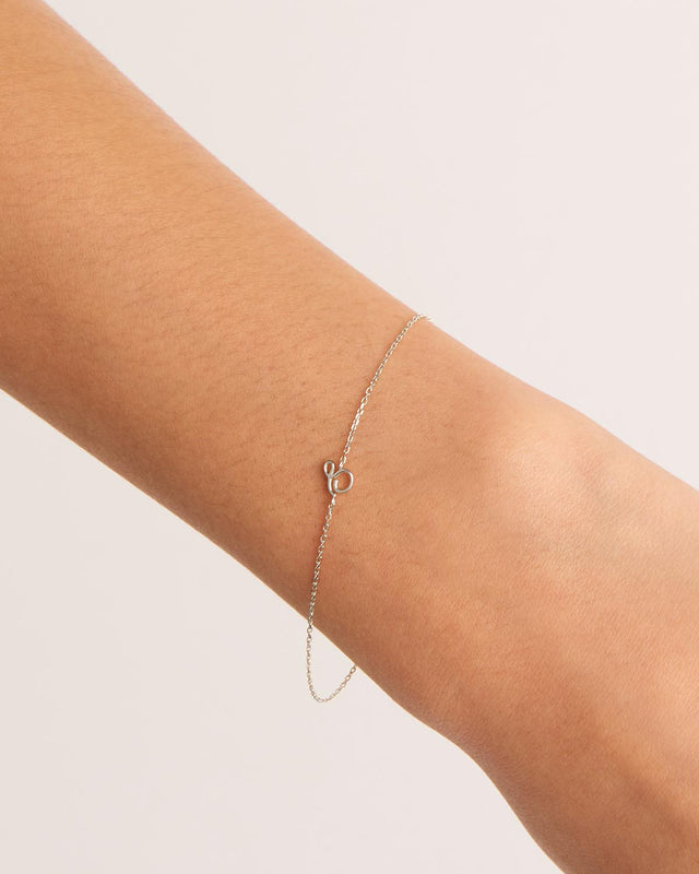 Sterling Silver Love Letter Bracelet