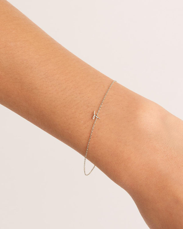 Sterling Silver Love Letter Bracelet