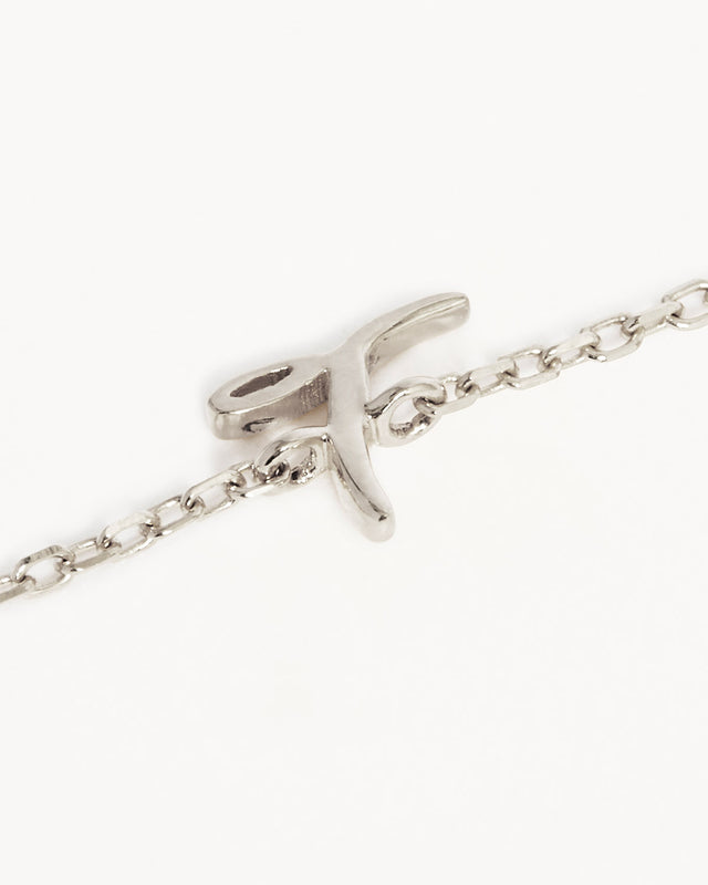 Sterling Silver Love Letter Bracelet