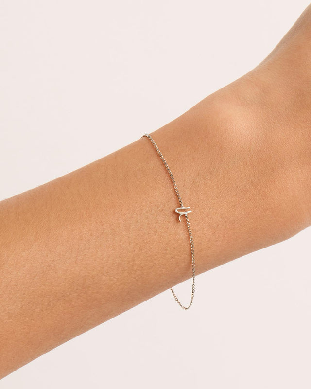 Sterling Silver Love Letter Bracelet