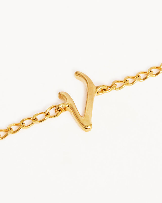 14k Solid Gold Love Letter Bracelet