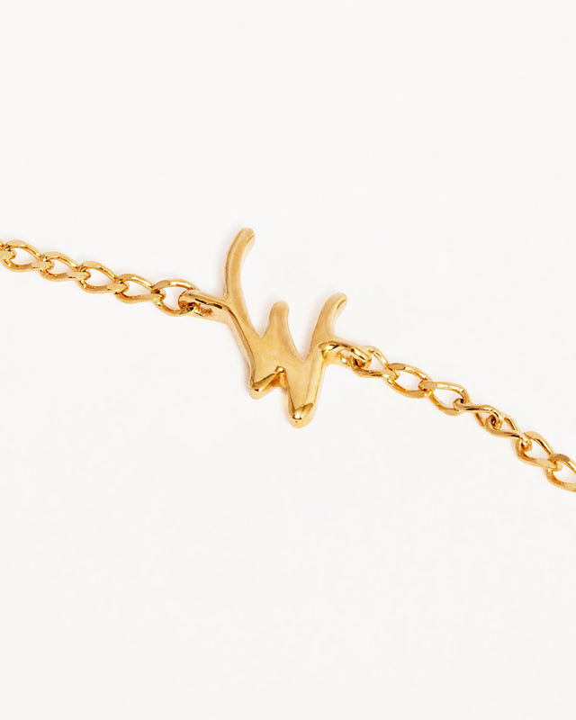 14k Solid Gold Love Letter Bracelet