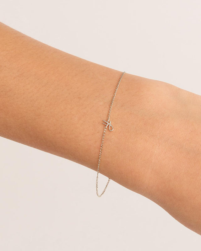 Sterling Silver Love Letter Bracelet