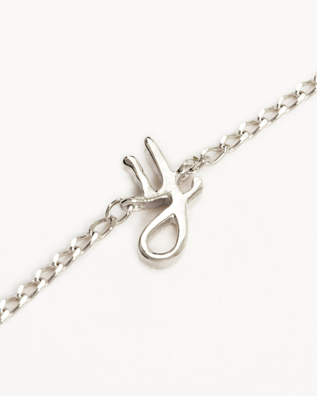 Sterling Silver Love Letter Bracelet