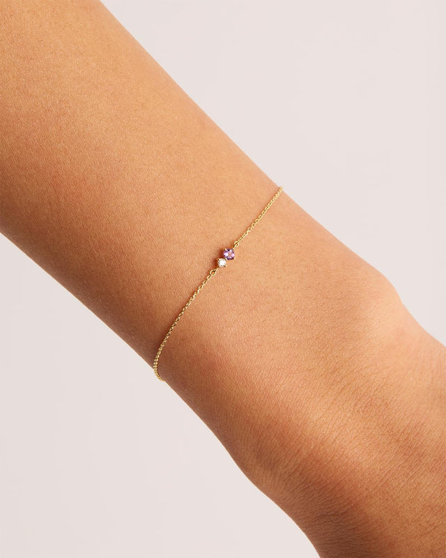 14k Solid Gold Pure Love Bracelet – by charlotte