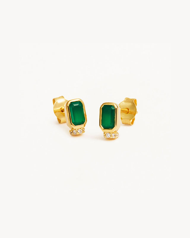 Gold Strength Within Stud Earrings