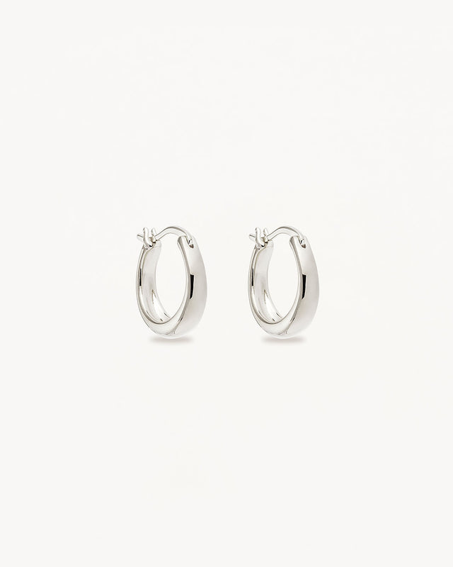 Sterling Silver Infinite Horizon Small Hoops