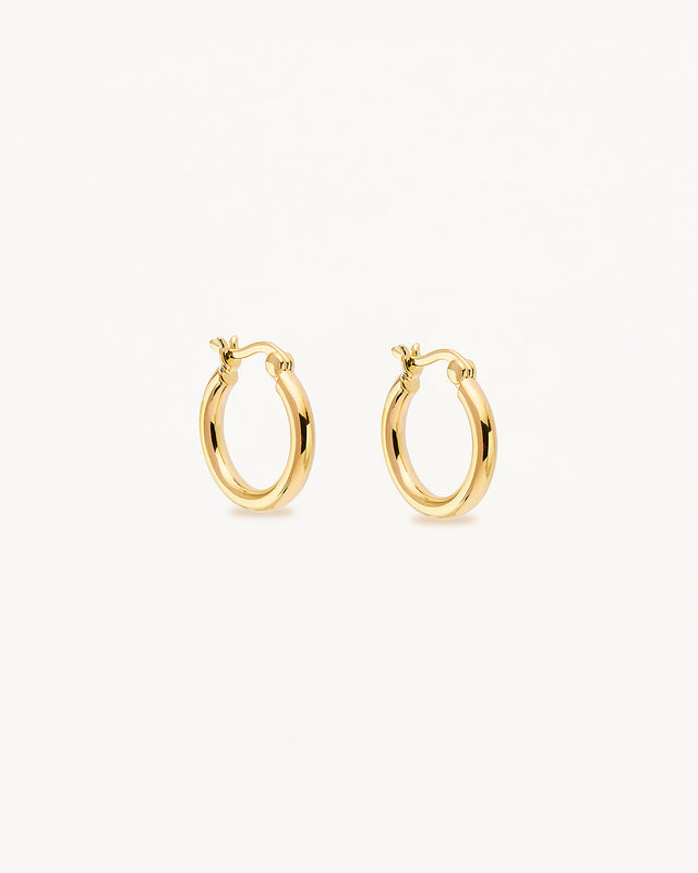 Gold Sunrise Small Hoops