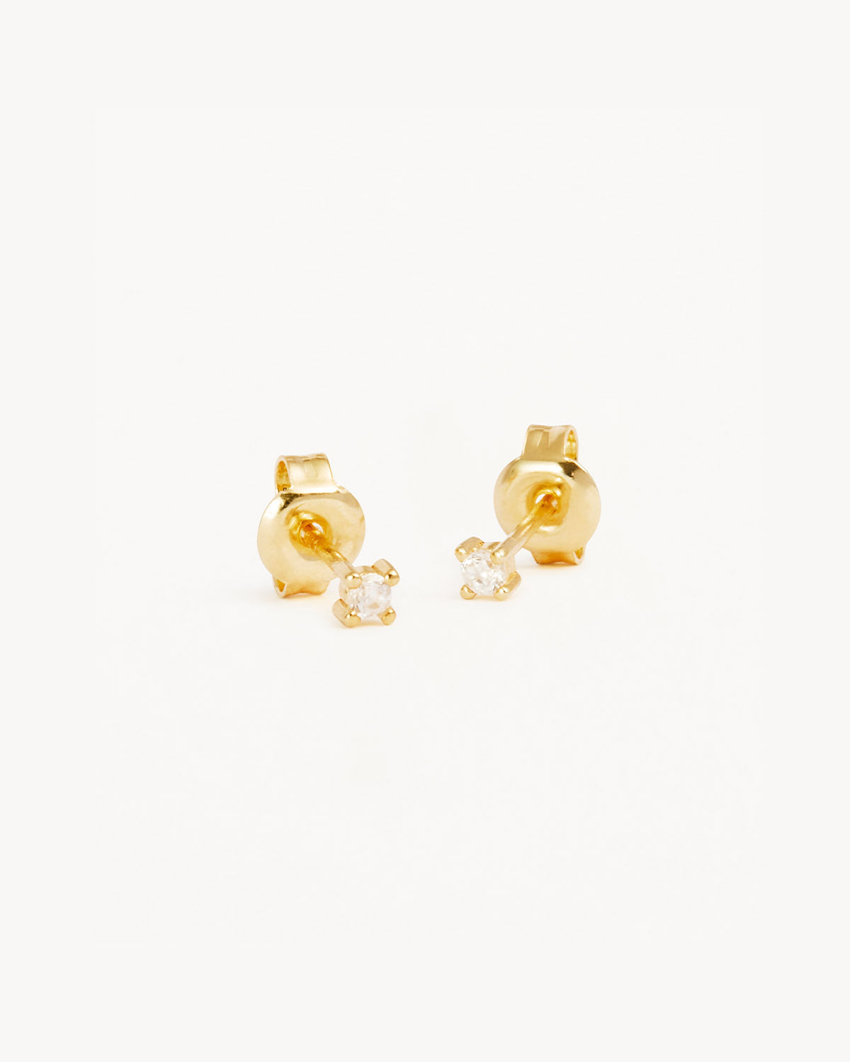 22k Plain Gold Earring JGS-2307-08991 – Jewelegance