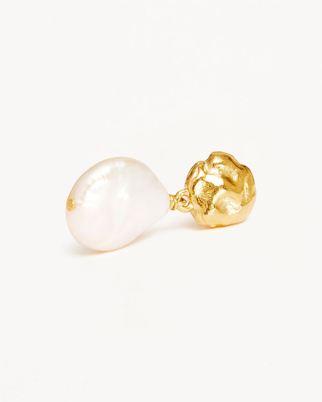 18k Gold Vermeil Endless Grace Pearl Drop Earrings