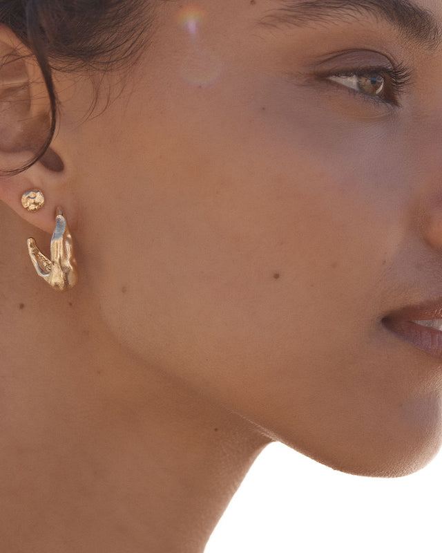 18k Gold Vermeil All Kinds of Beautiful Stud Earrings