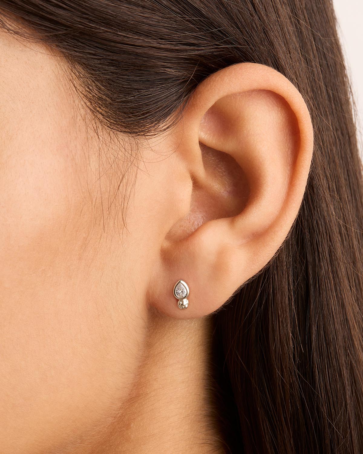 Pure silver deals stud earrings