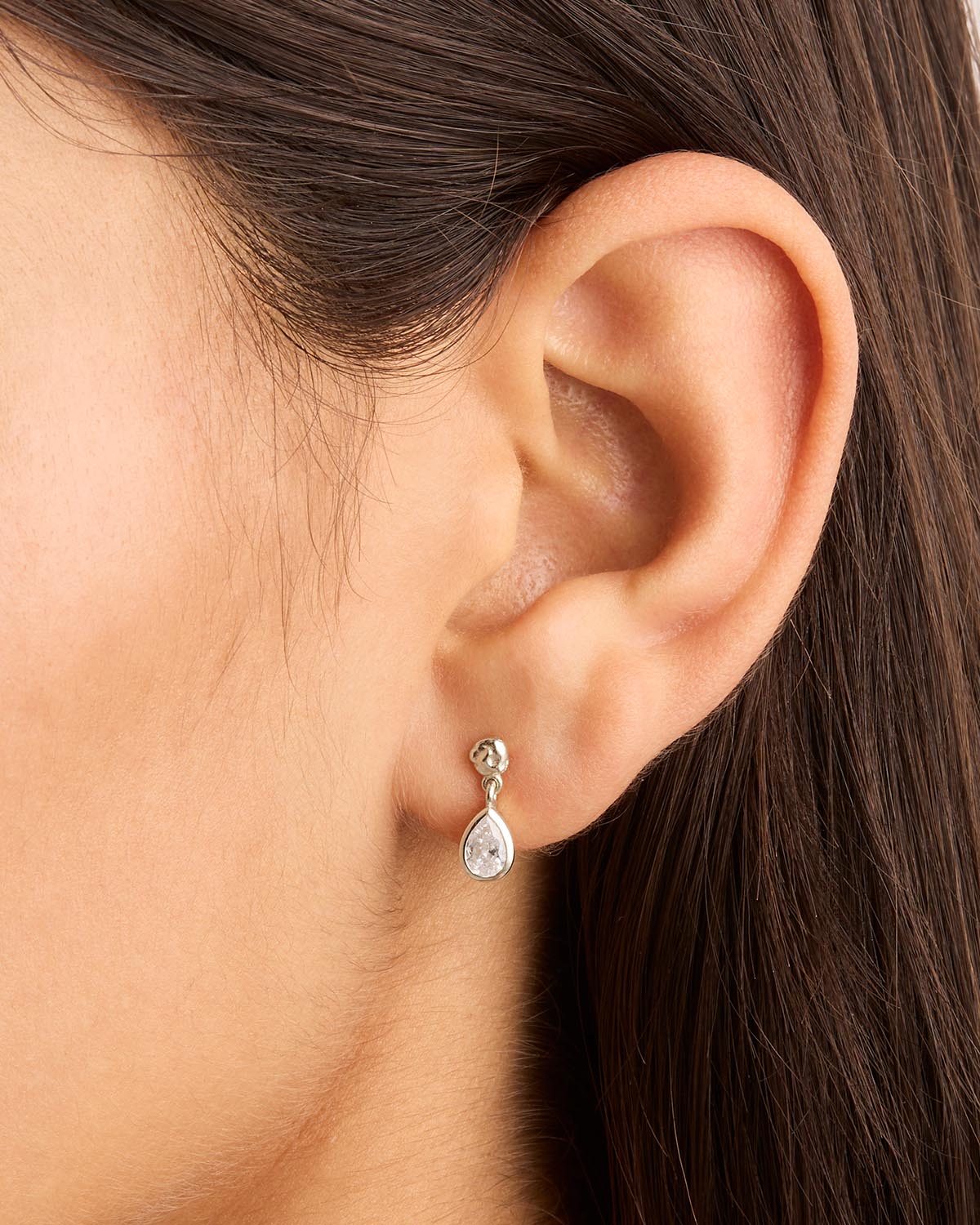 Long Silver Drop Earrings – NinaBreddal