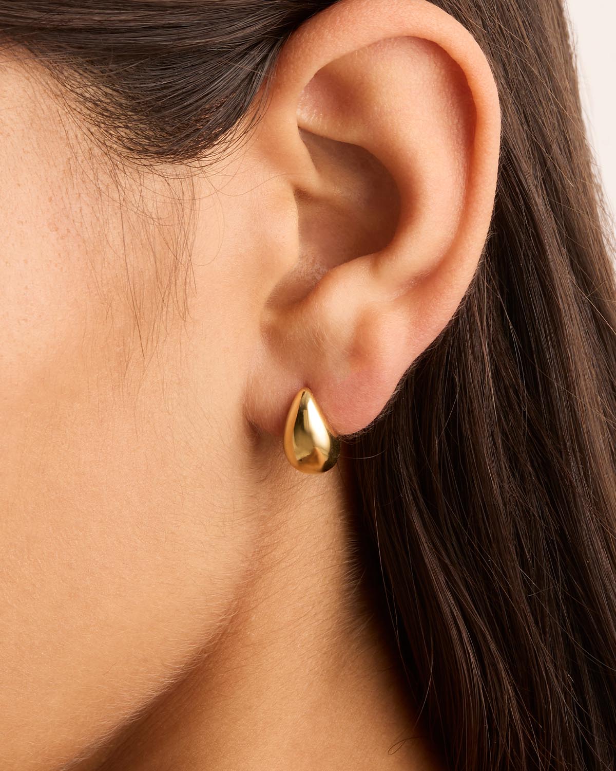 Small real deals gold earrings