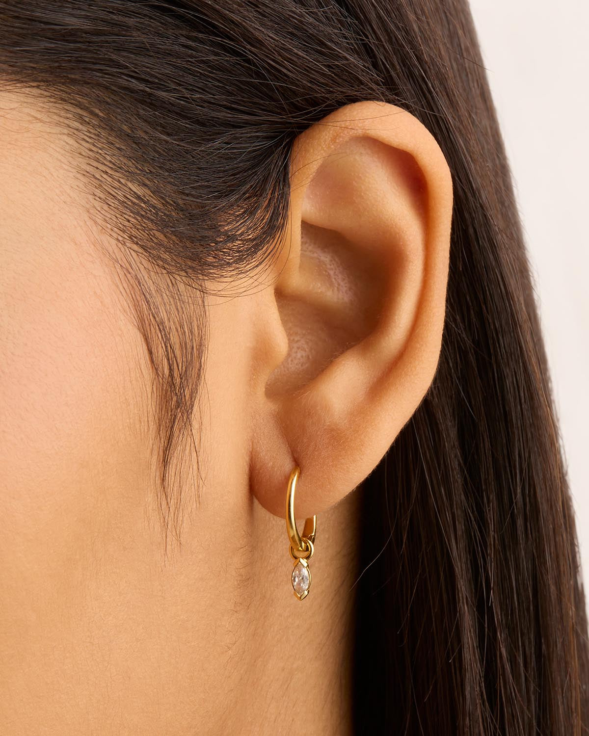 Lab created clearance diamond hoop earrings