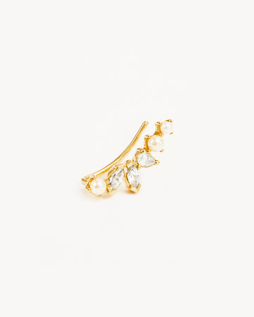 Gold ear deals crawler earrings