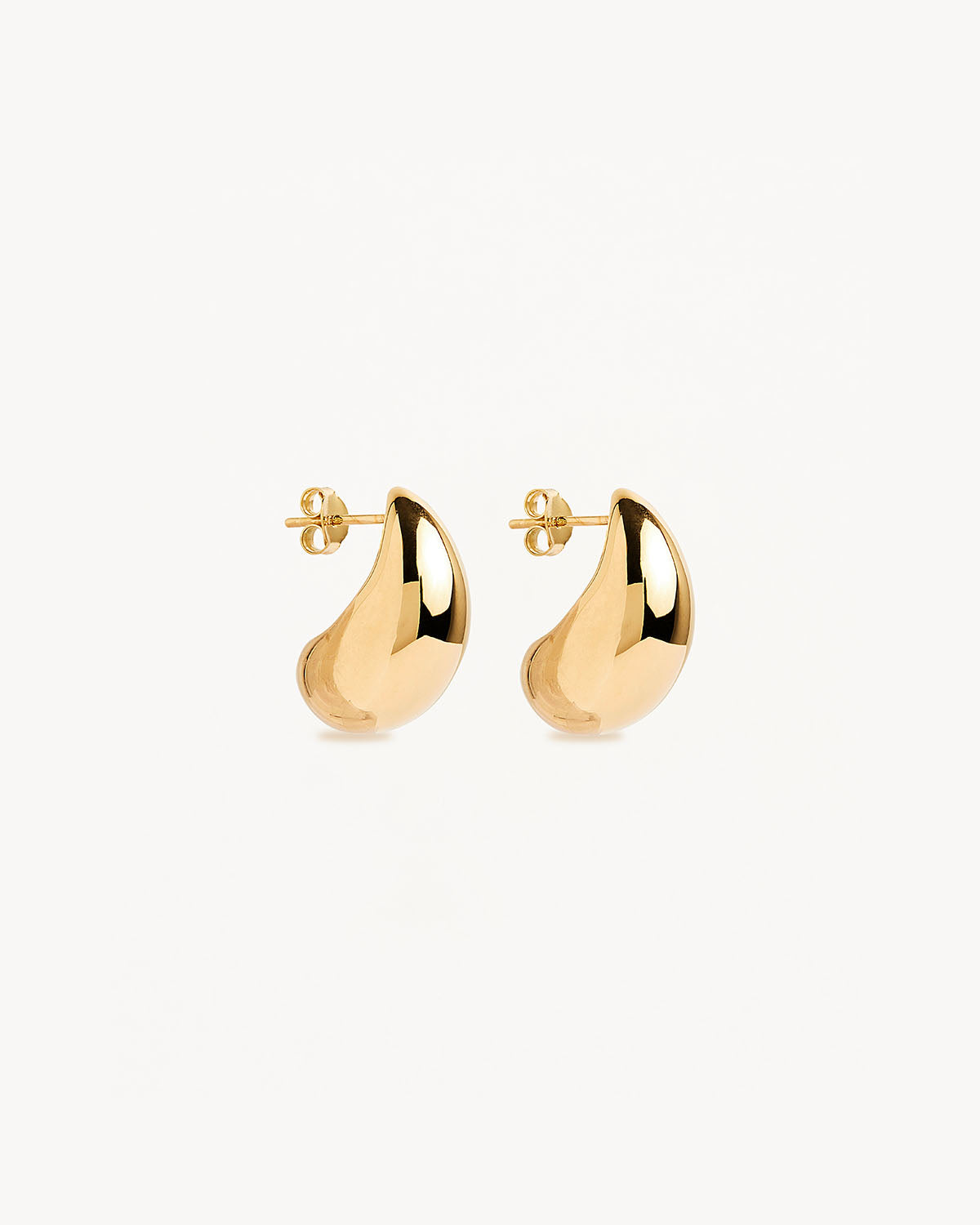 Earrings shop gold big