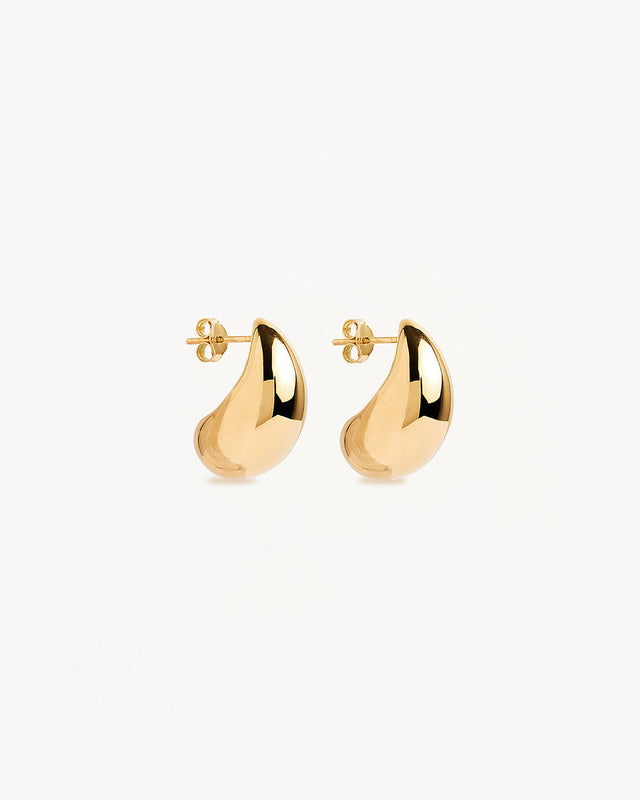 18k Gold Vermeil Made of Magic Large Earrings