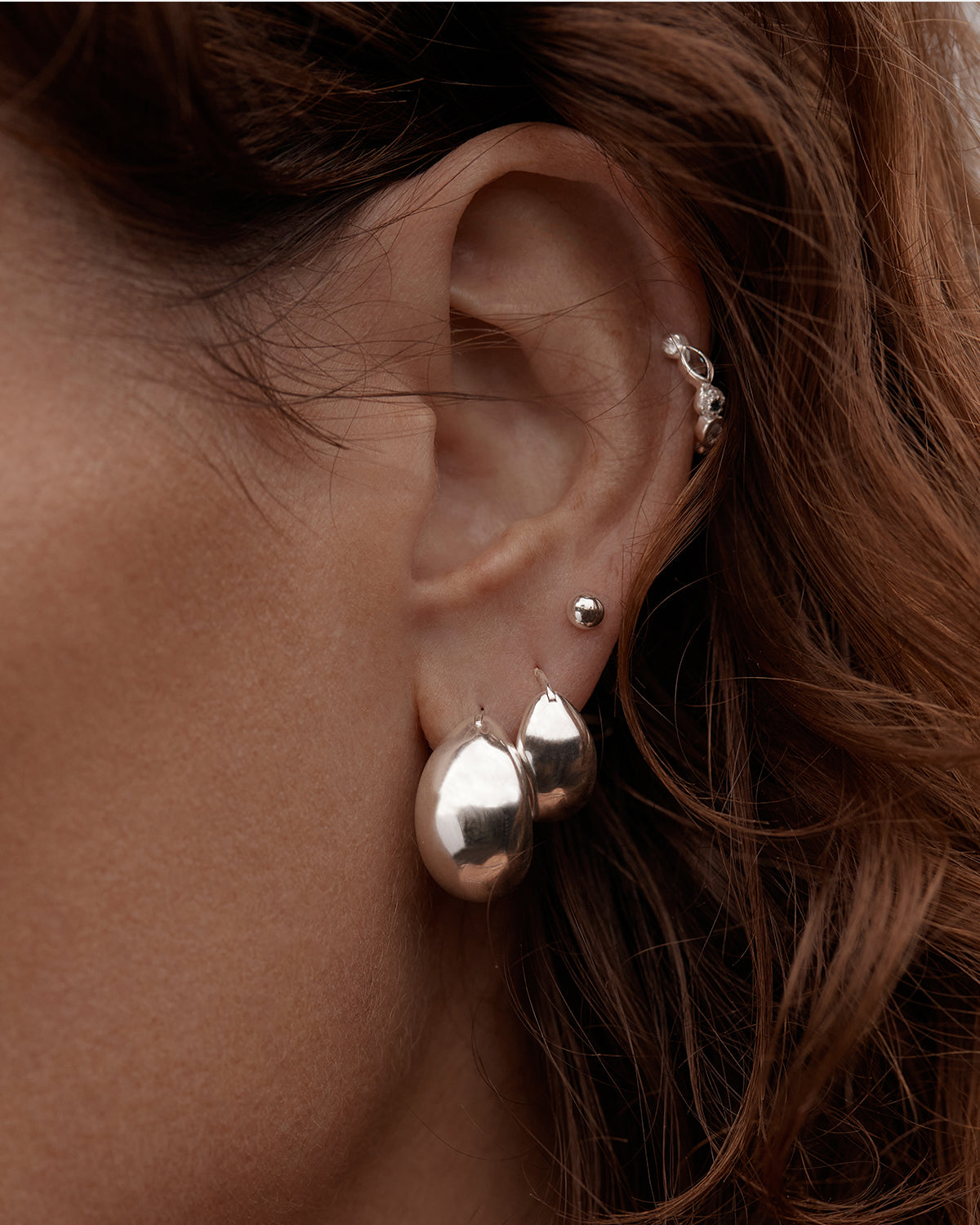 Sterling Silver Sunkissed Small Hoops – by charlotte