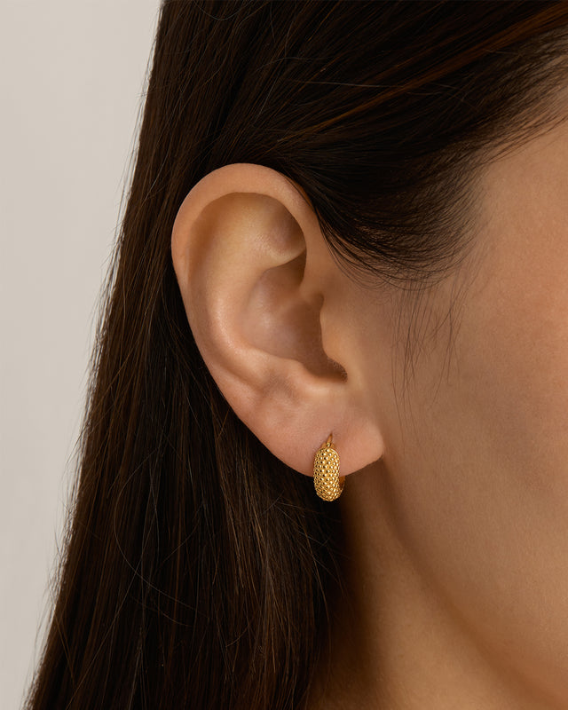 18k Gold Vermeil Day Dreamer Hoops