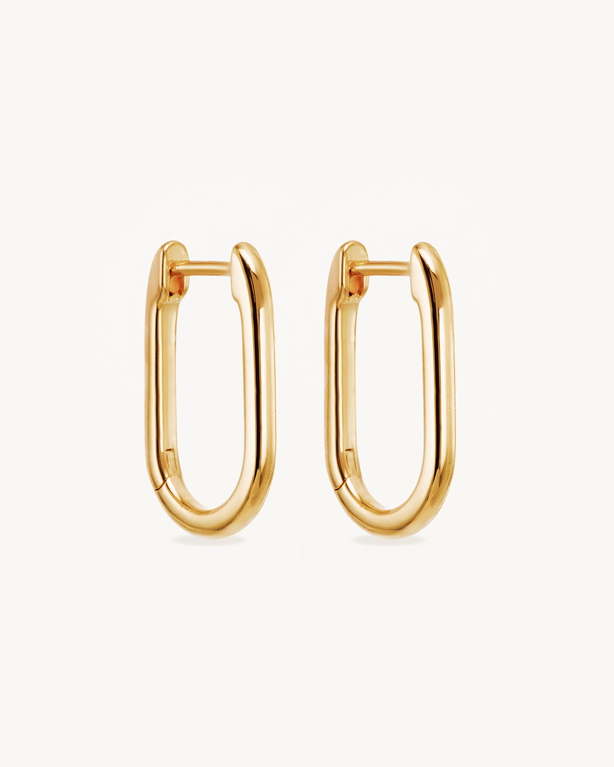 18k Gold Vermeil Journey Hoops – by charlotte