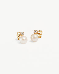 18k Gold Vermeil Moments With You Pearl Stud Earrings - 6mm