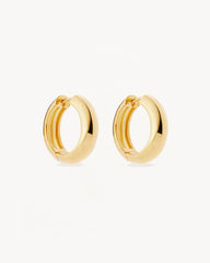 18k Gold Vermeil Bold Large Hoops