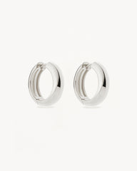 Sterling Silver Bold Large Hoops