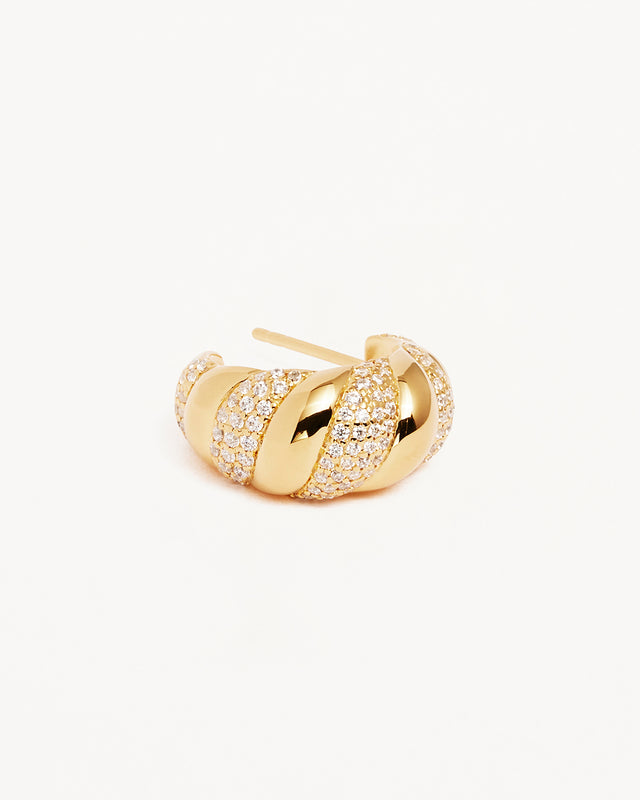 18k Gold Vermeil Stardust Soul Hoops