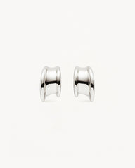 Sterling Silver Muse Small Hoops