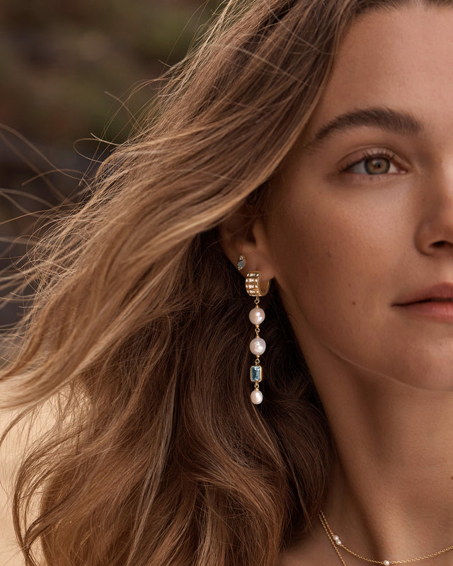 18k Gold Vermeil Follow Your Dreams Hoops