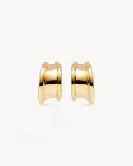 18k Gold Vermeil Muse Large Hoops