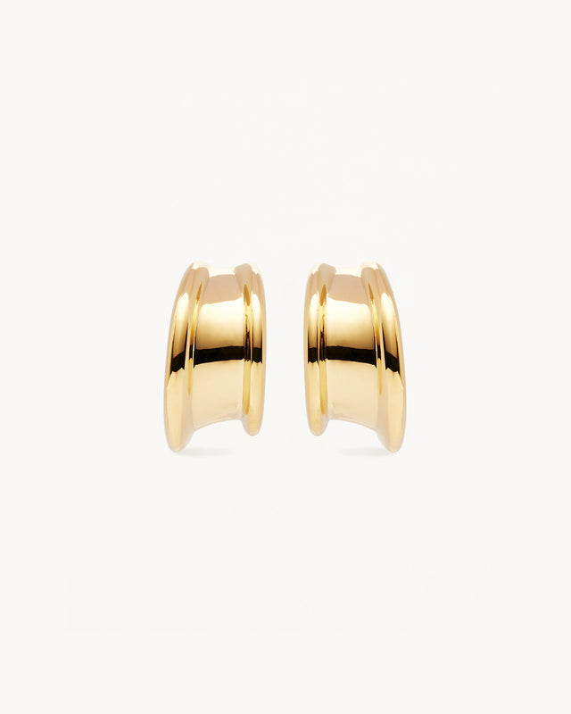 18k Gold Vermeil Muse Large Hoops