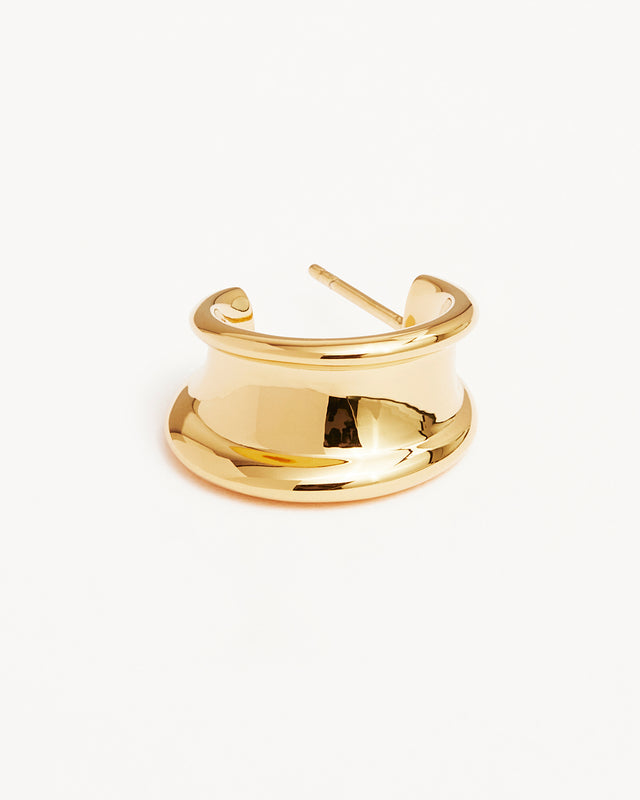 18k Gold Vermeil Muse Large Hoops