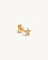 9k Solid Gold Estelle Lab-Grown Diamond Stud Earring