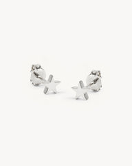 Sterling Silver Wishing on a Star Stud Earrings