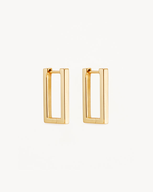 18k Gold Vermeil Devotion Hoops