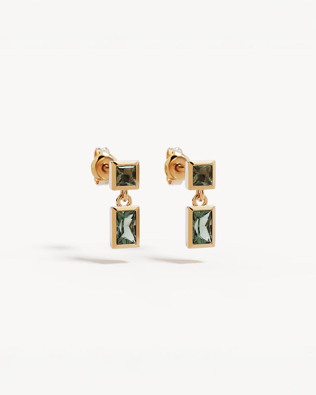 18k Gold Plated Strength of You Drop Earrings